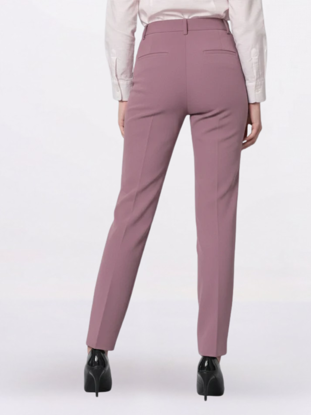 Women Pink Mid-Rise Trouser