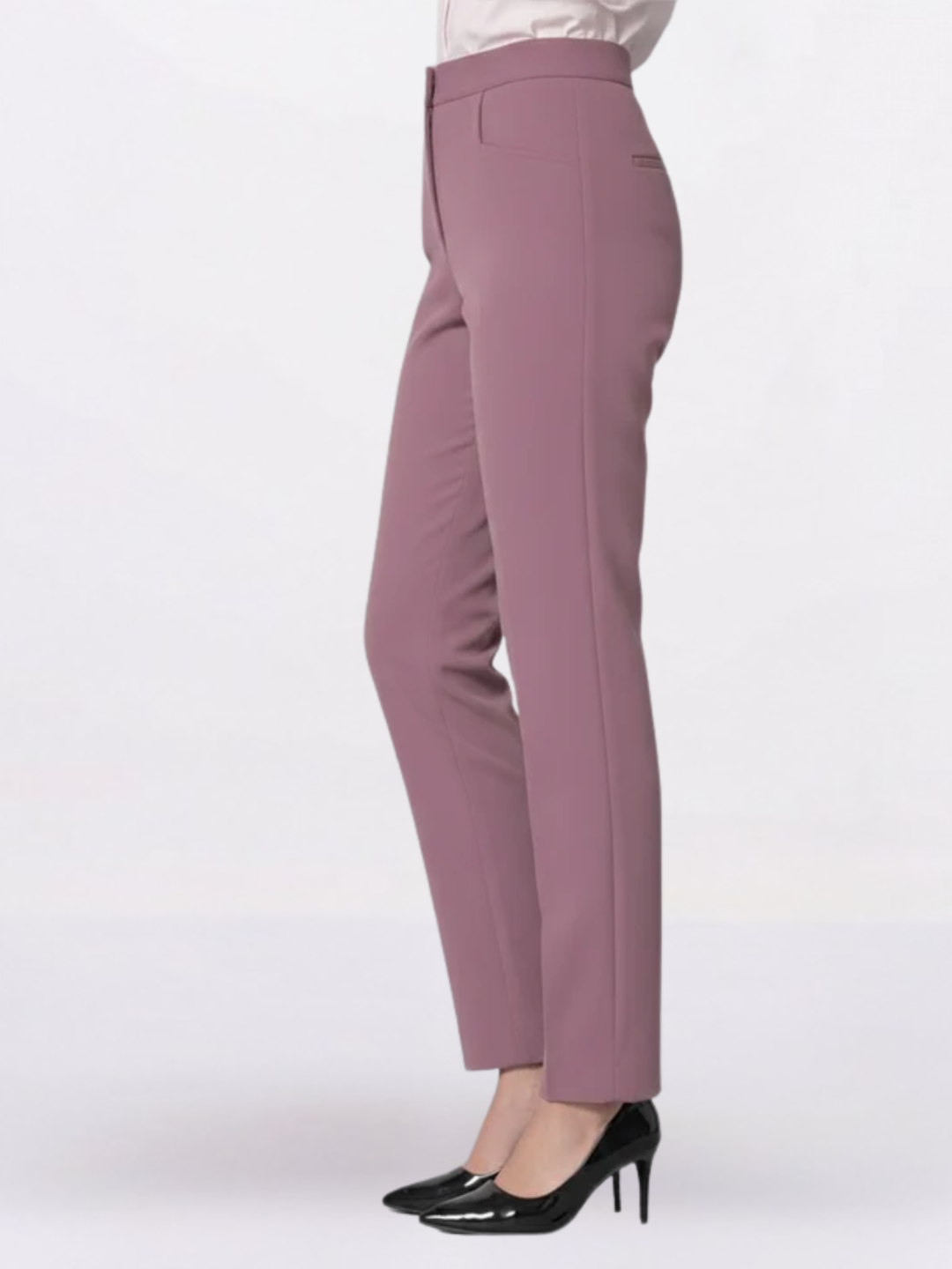 Women Pink Mid-Rise Trouser
