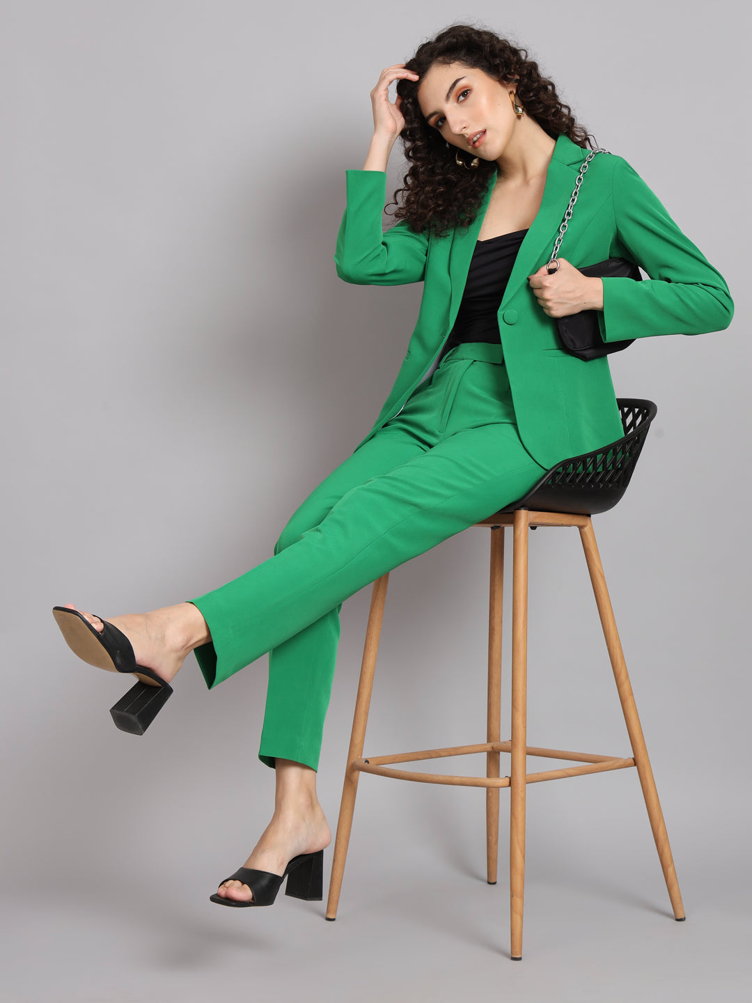 Parrot Color Coat Pant