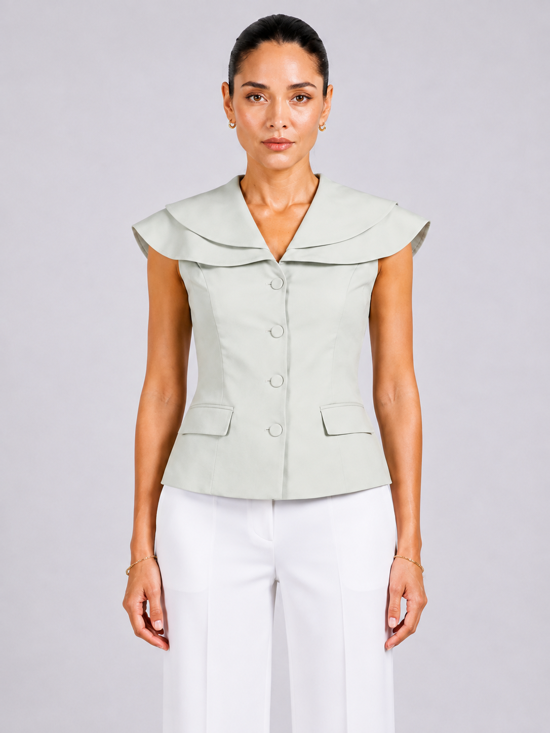 Women Sage Green Top