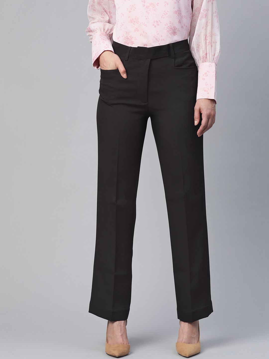 Women Regular Fit Chinos Trousers