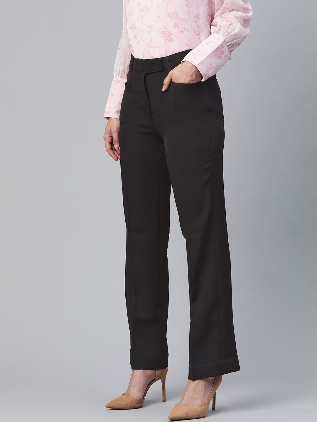 Women Regular Fit Chinos Trousers