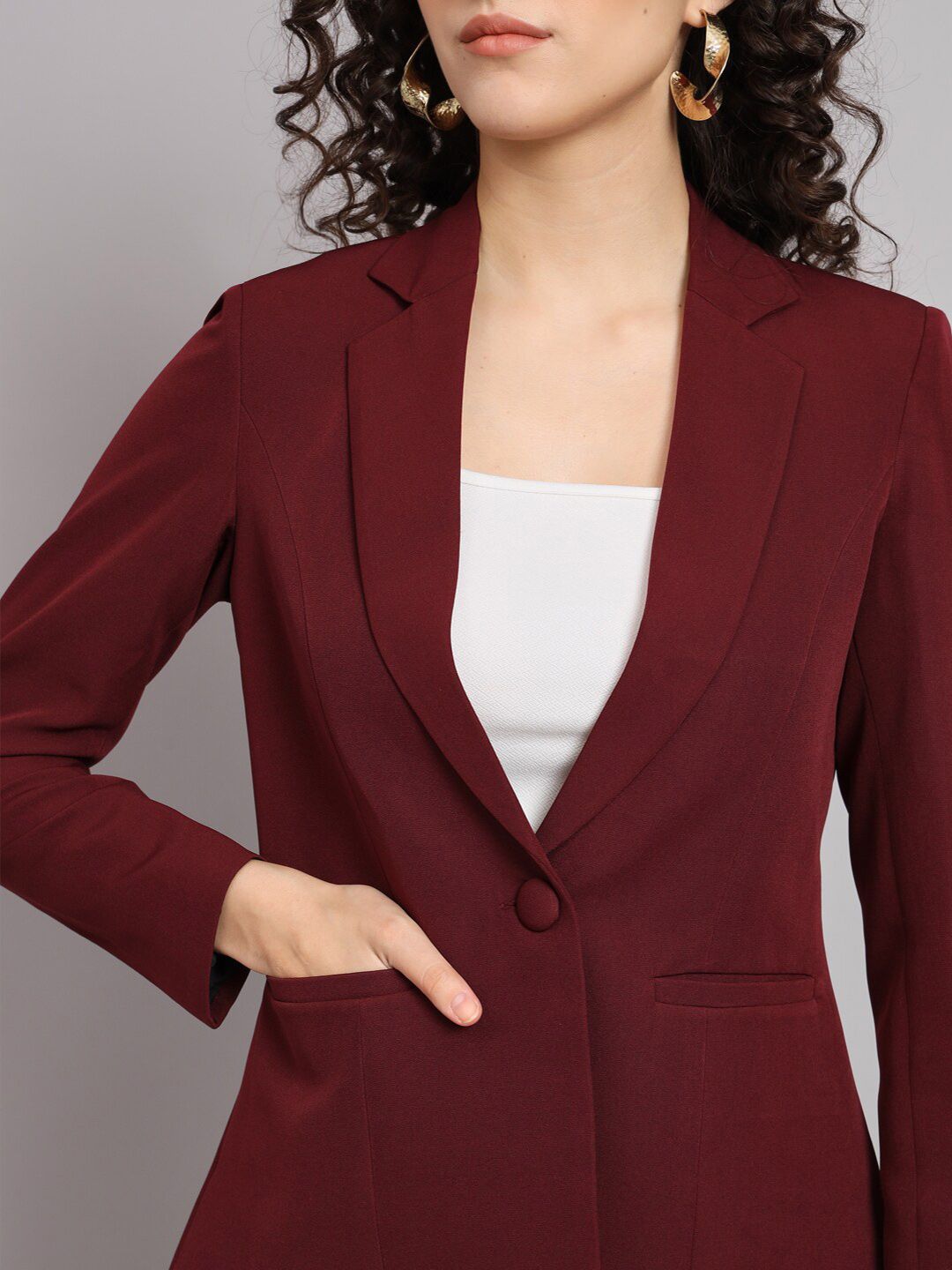 Women Single-Breasted Blazer and Trousers