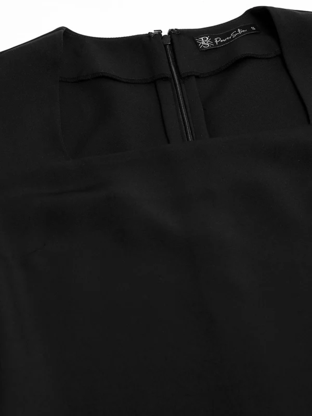 Women Black Stretch Pencil Dress