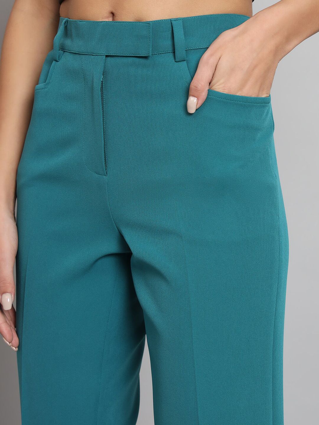 Women 2 Piece Single-Breasted Blazer with Trousers