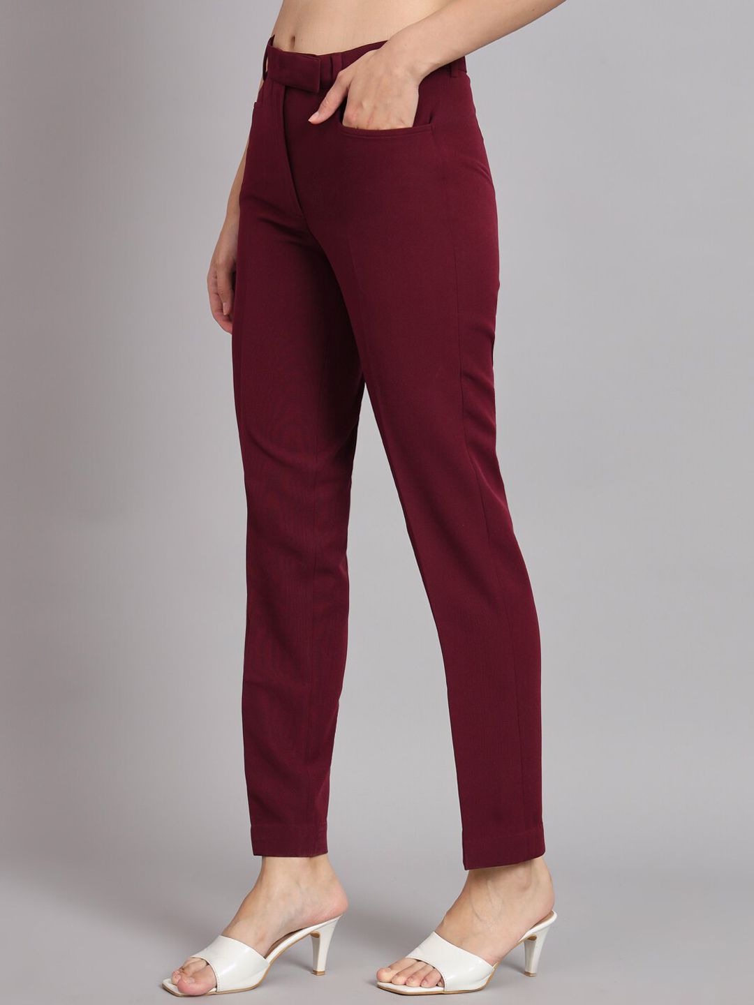 Women Mid-Rise Original Easy Wash Trousers