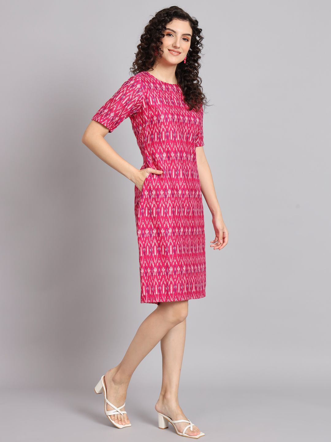 Women Printed A-Line Dress