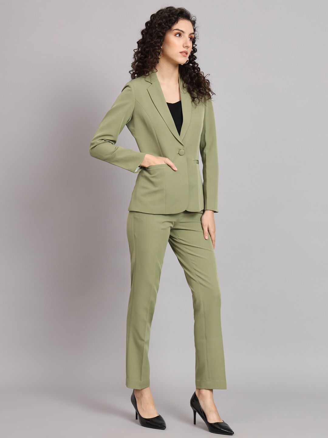 Women Single-Breasted 2-Piece Formal Suit