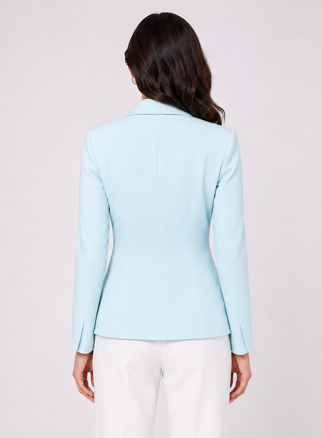 Women Blue Tailored Top