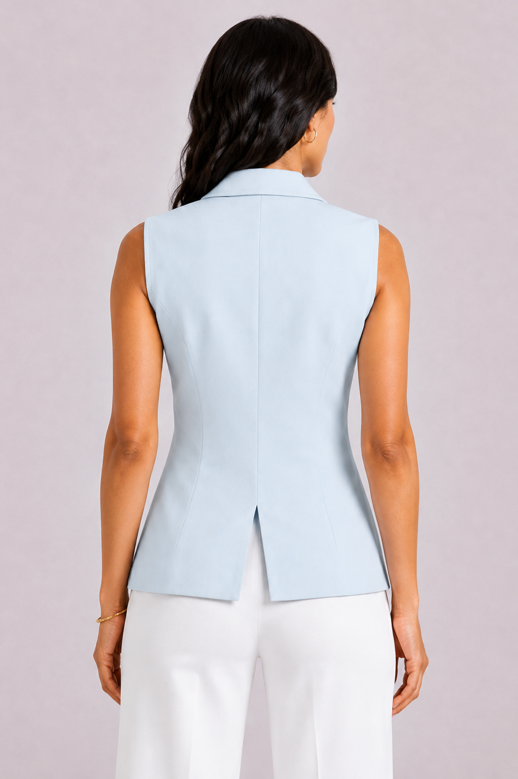 Women Blue Flap Top