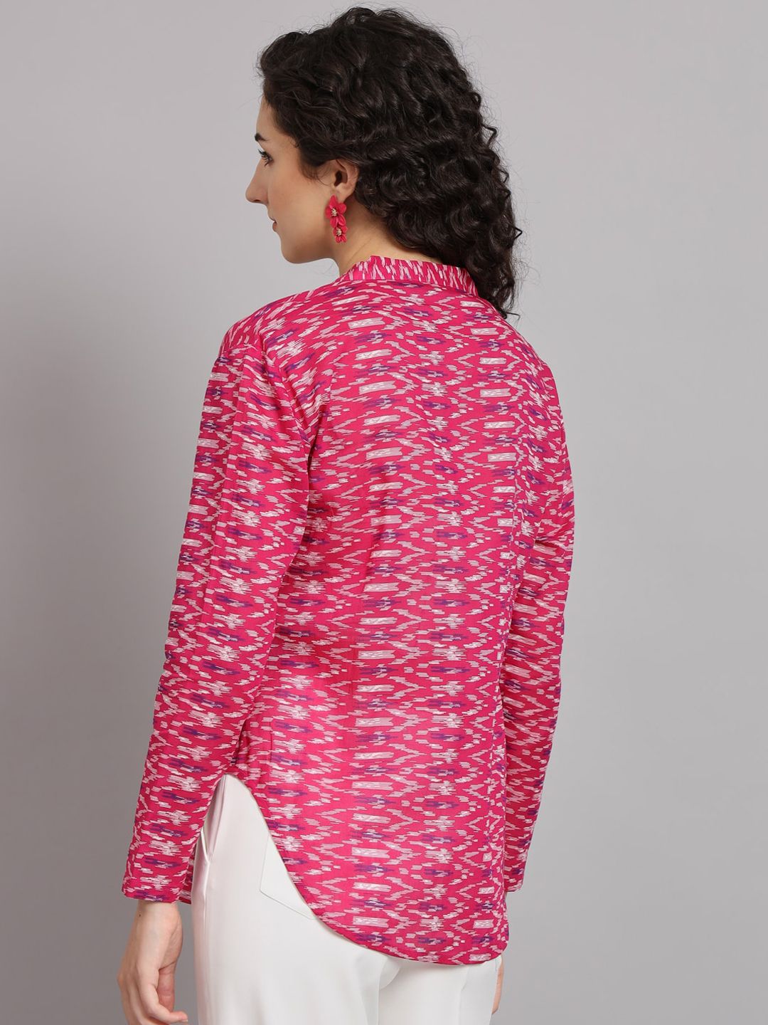 Women Printed Open Front Shrug
