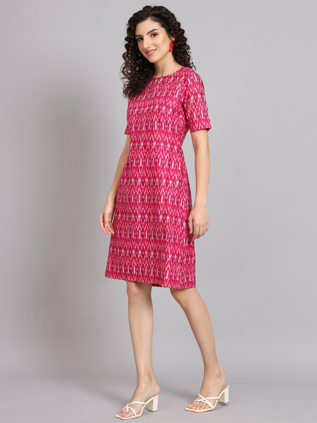 Women Printed A-Line Dress