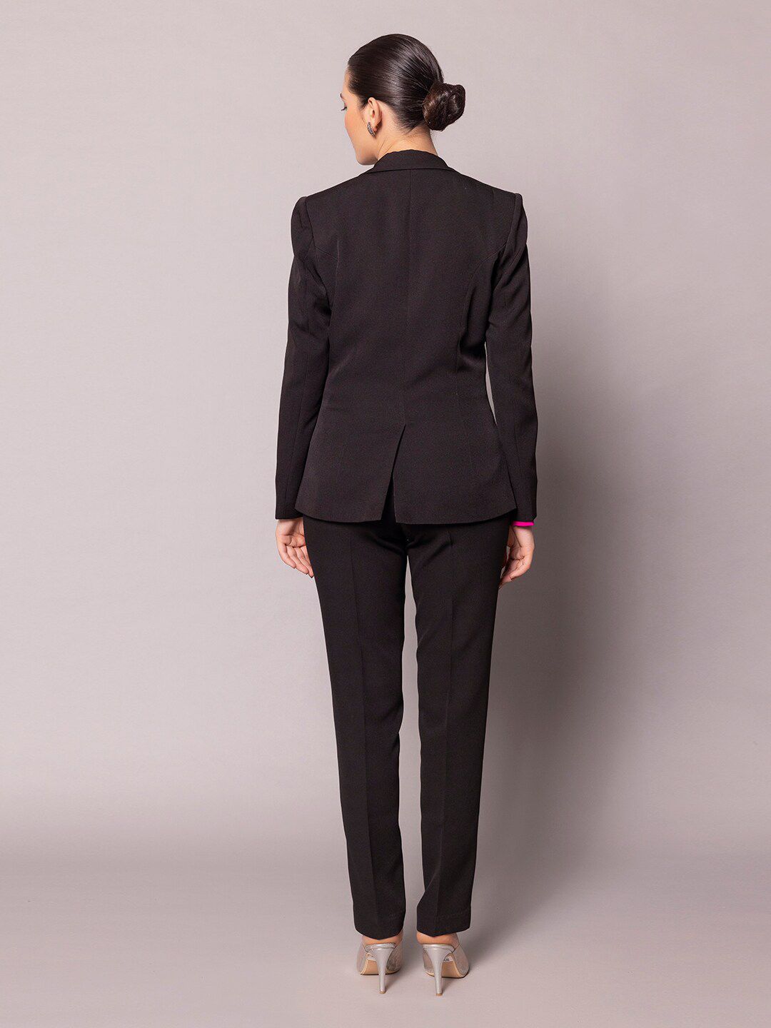 Women Notched Lapel Single-Breasted 2-Pieces Suits