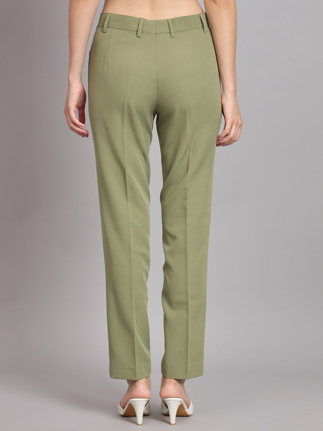 Women Original Mid-Rise Easy Wash Trousers