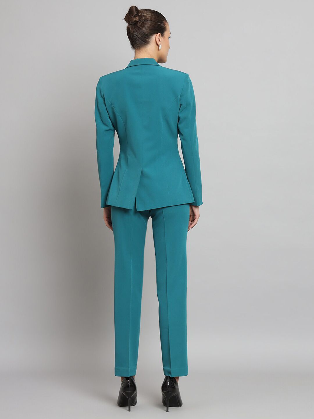 Women 2 Piece Single-Breasted Blazer with Trousers