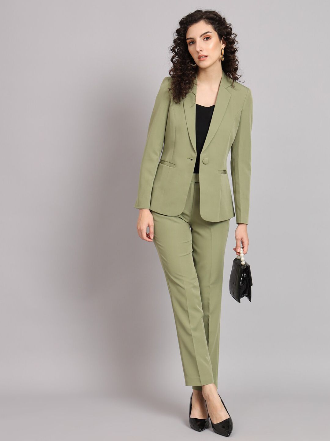 Women Single-Breasted 2-Piece Formal Suit