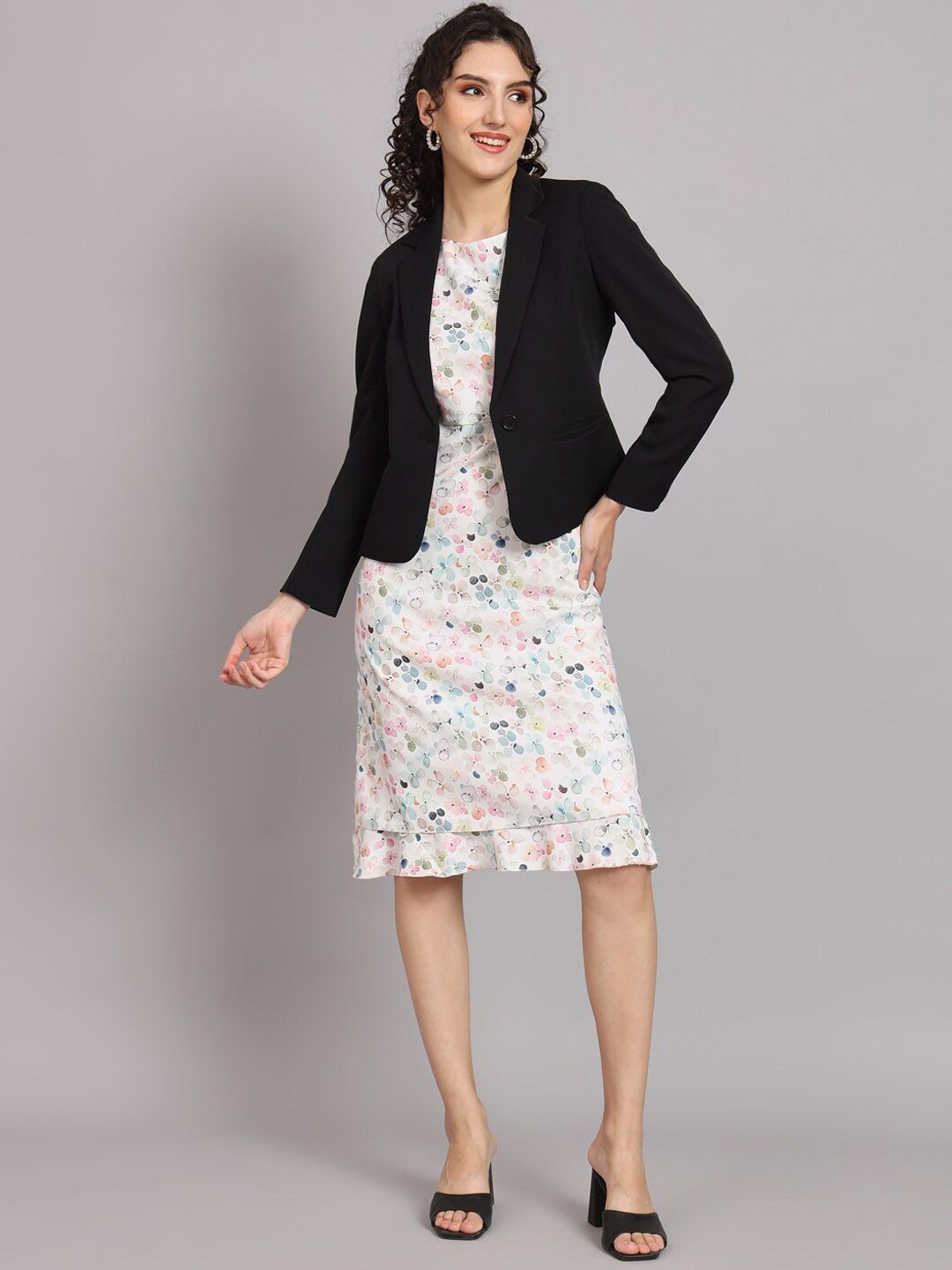 Women Notched Lapel Comfort-Fit Blazers