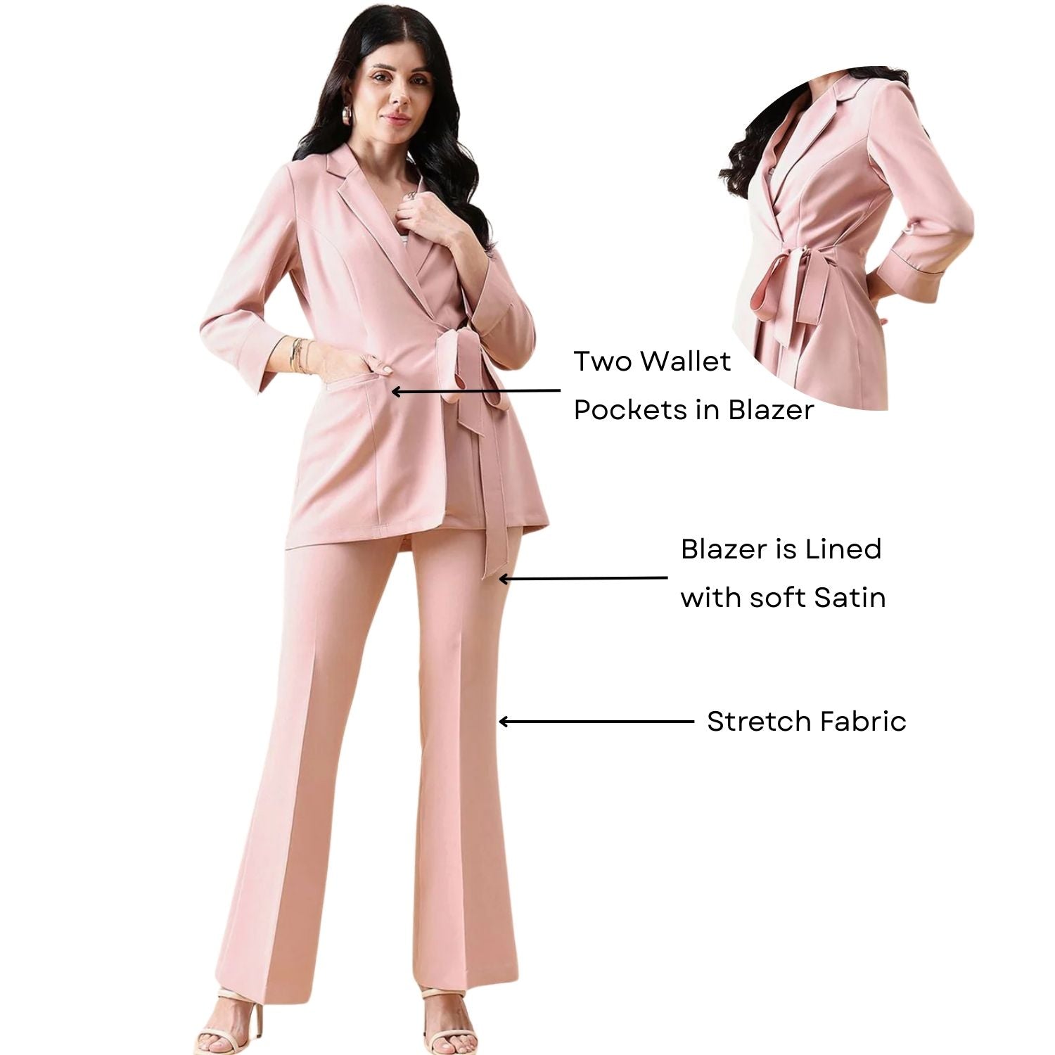 Women Single-Breasted Two-Piece Formal Suit