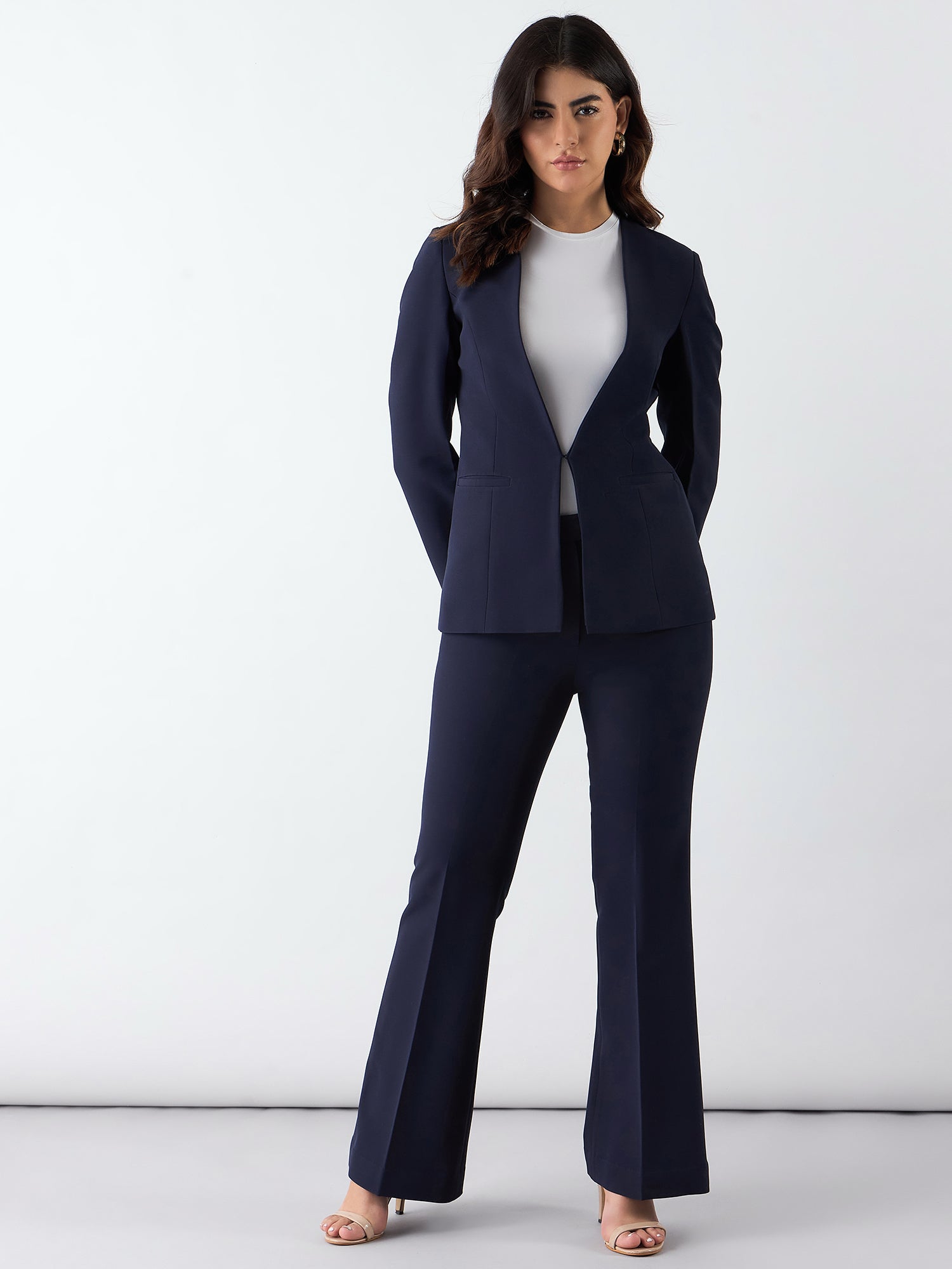 Women Single-Breasted Two-Piece Suit
