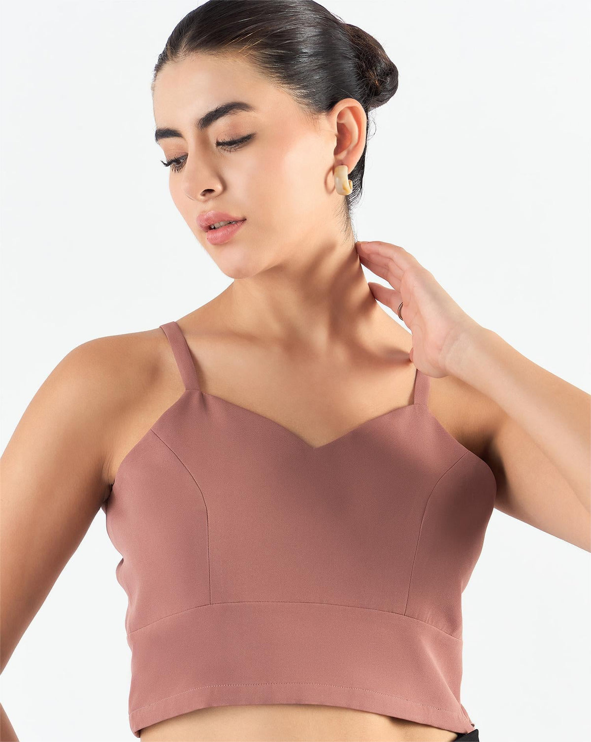 Women Peach Tailored-Fit Single-Breasted Three-Piece Formal Pantsuit