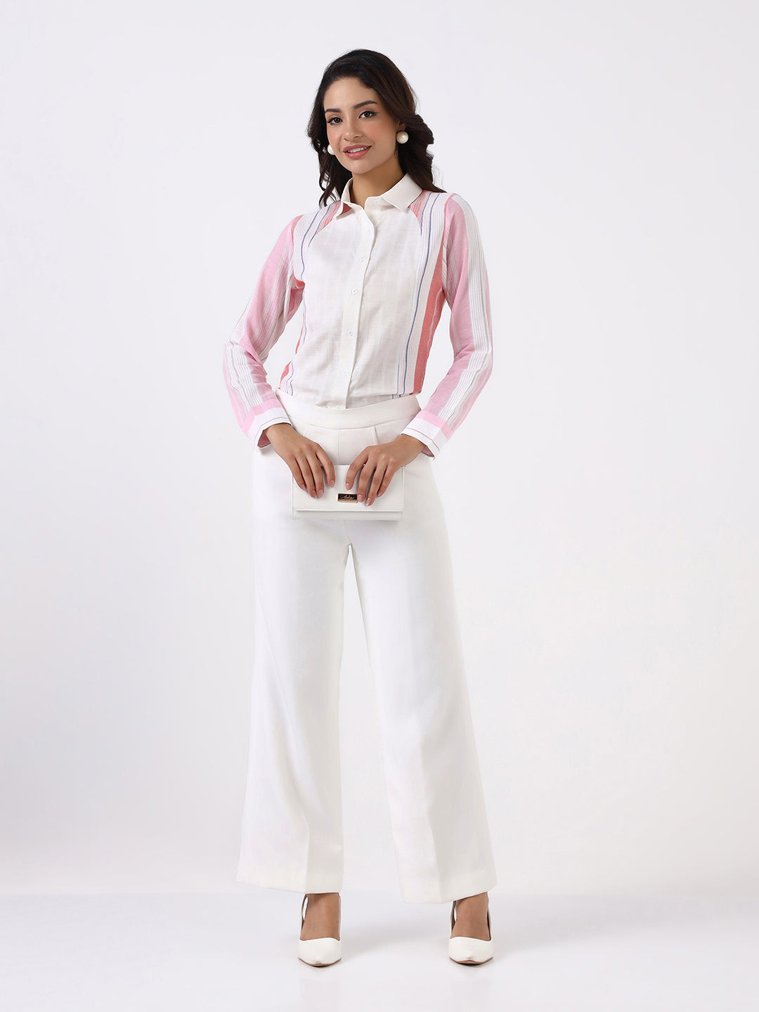 Women White Classic Collar Shirt