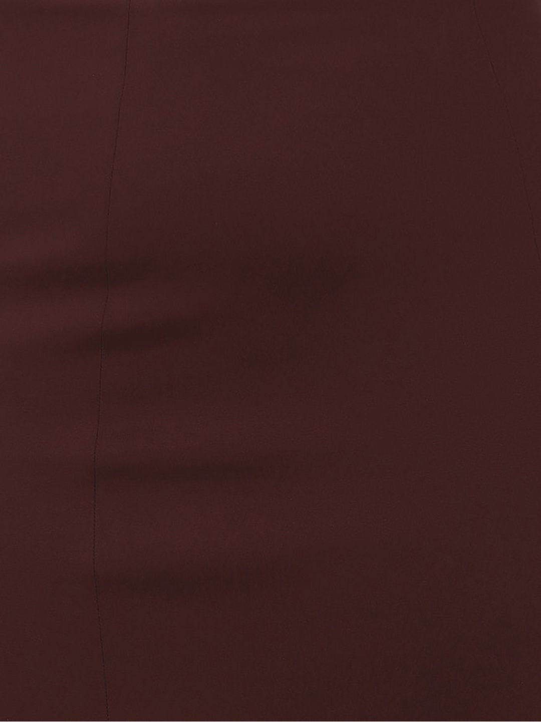 Stretch Pencil Skirt - Chocolate Brown