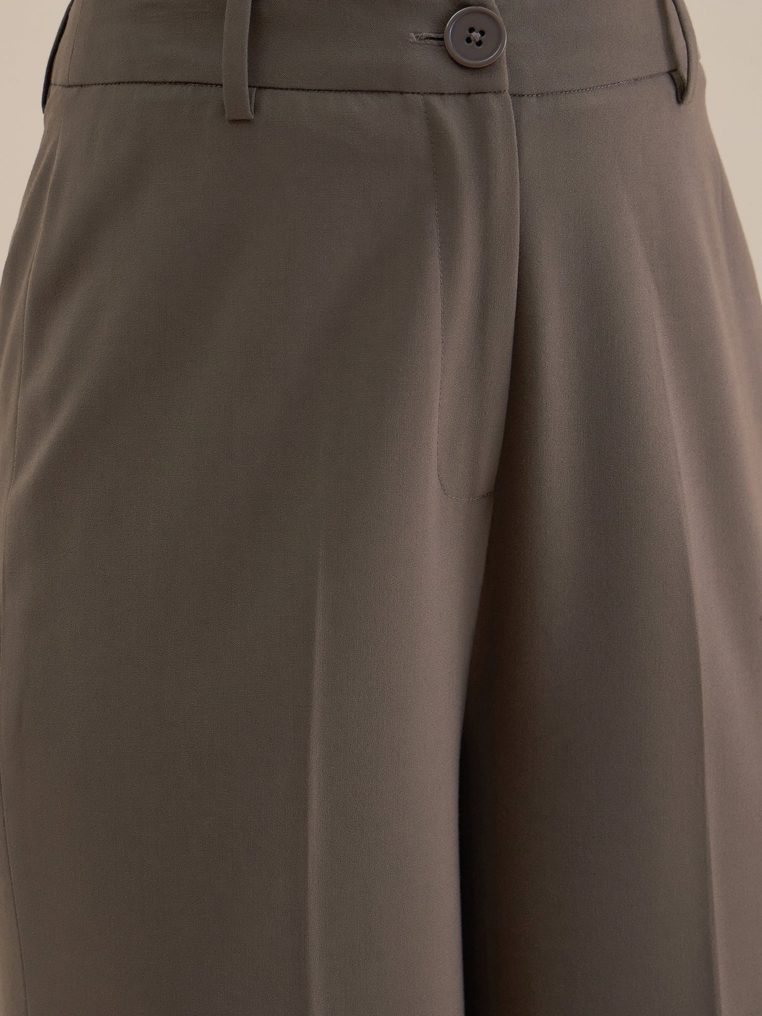 Women High Waist Tailored Fit Straight Leg Trouser In Stretch