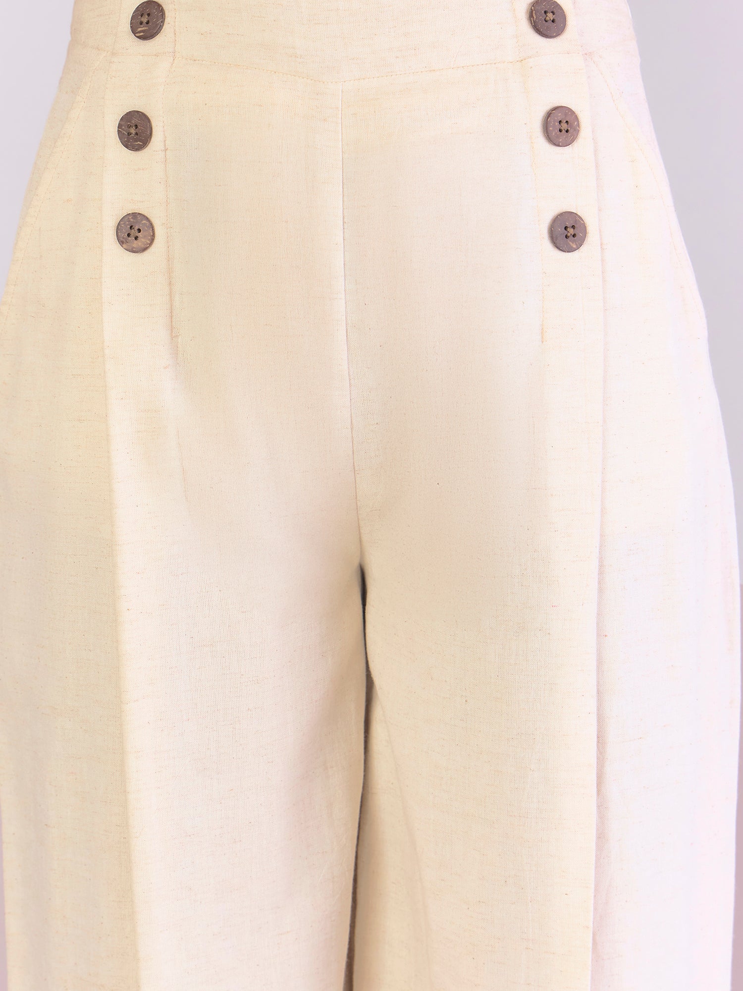 Women Textured Comfort Loose Fit High-Rise Easy Wash Pleated Wide Leg Trousers