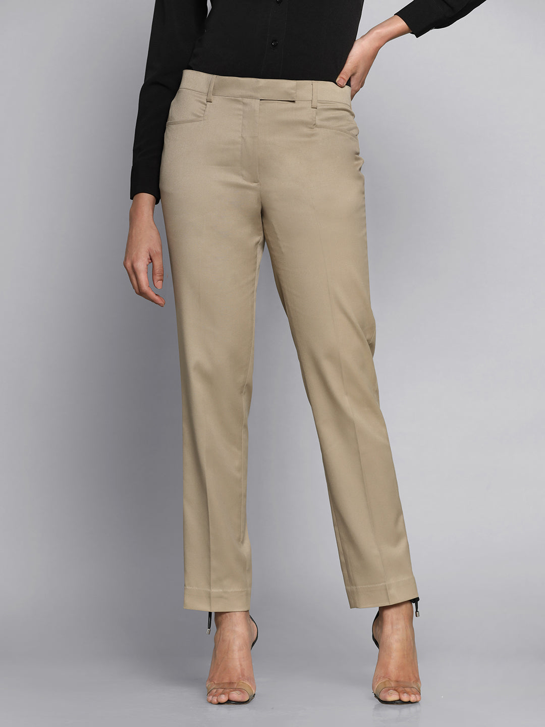 Women's Regular Pants - Bamboo Beige