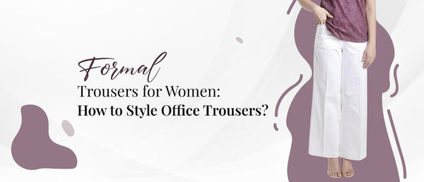 Formal trousers for women