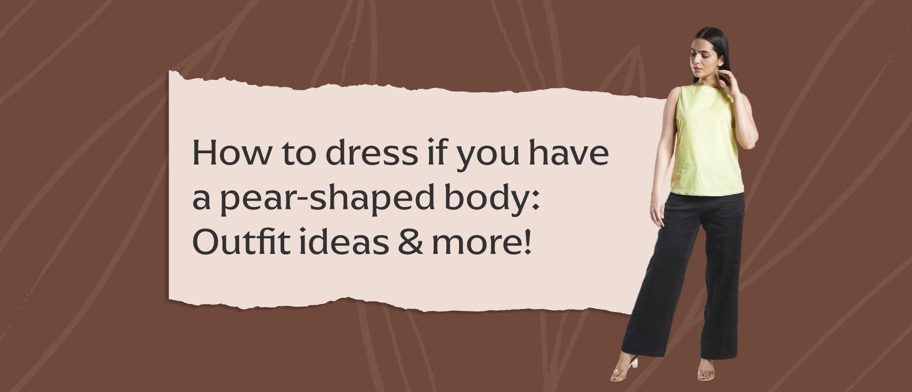 dresses for pear shaped body