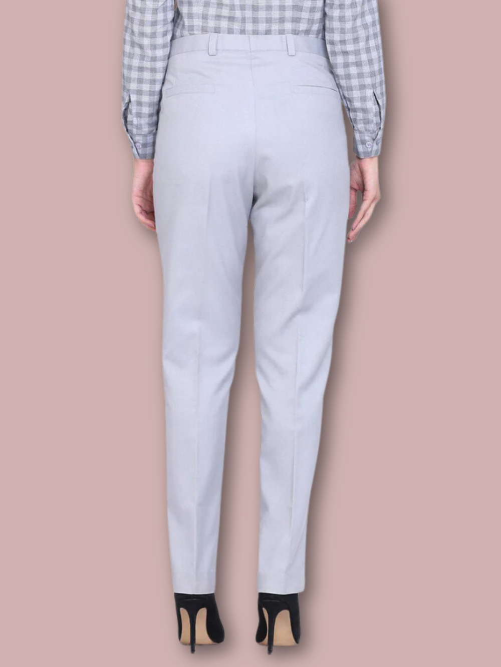 Poly Cotton Trouser - Cloud Grey