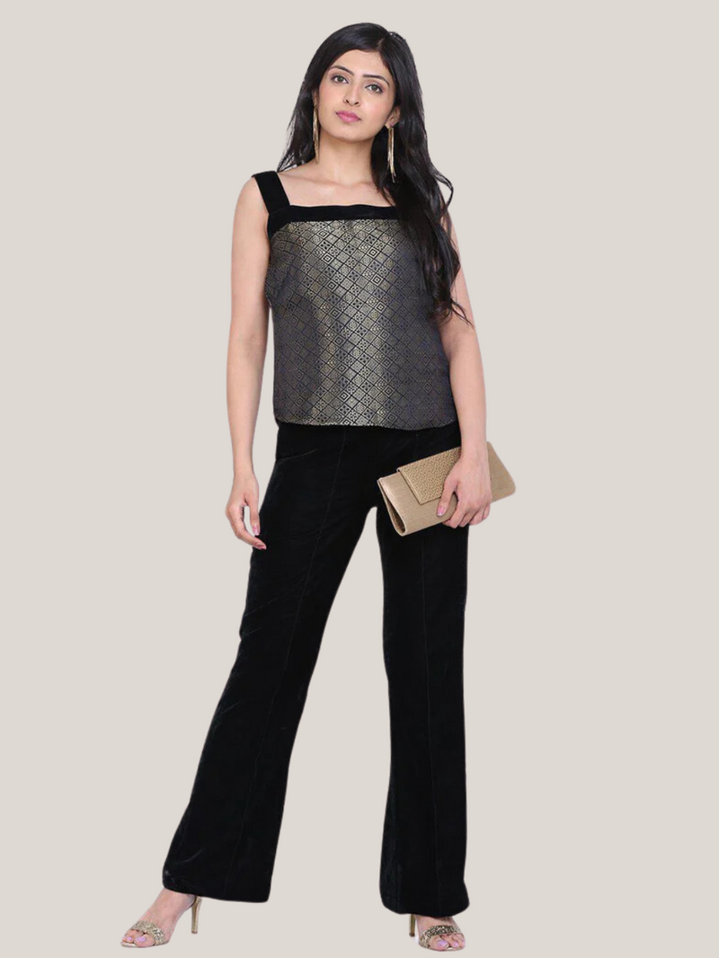 Women's 2025 velvet pantsuit