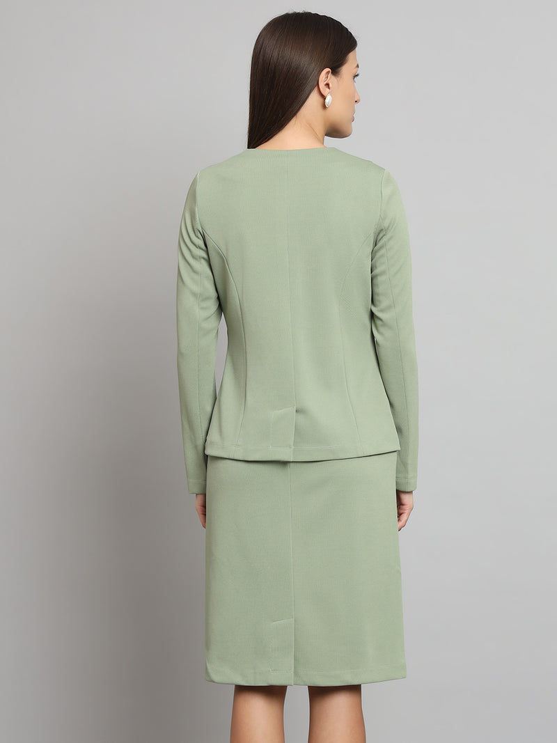 Formal stretch dress suit - Sage Green