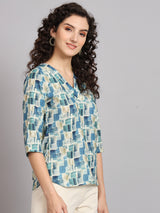 V-Neck Top With Comfort Trouser