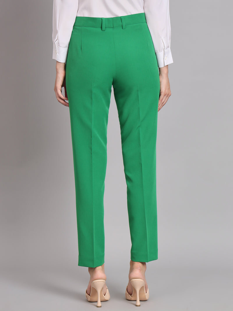 Regular Fit Comfort Trouser - Parrot Green