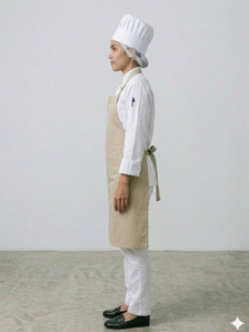 Women Beige Chef Apron