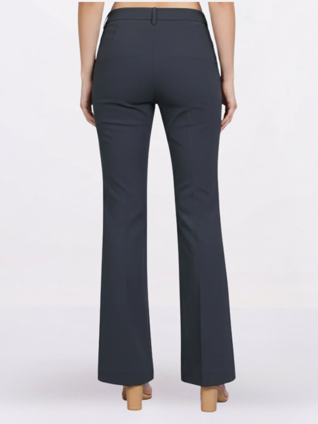Women Grey High-Rise Trouser