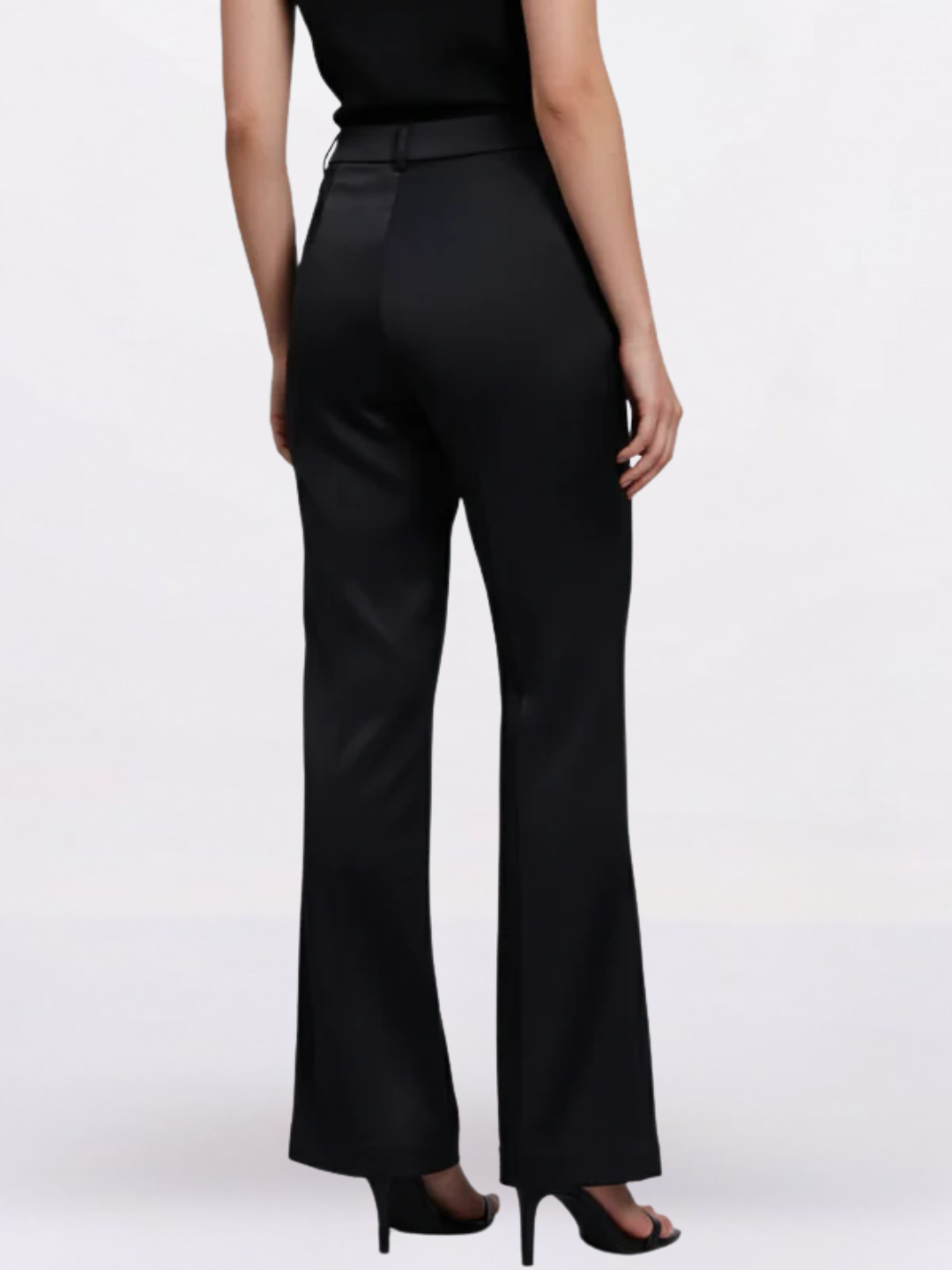 Women Black High-Rise Trouser