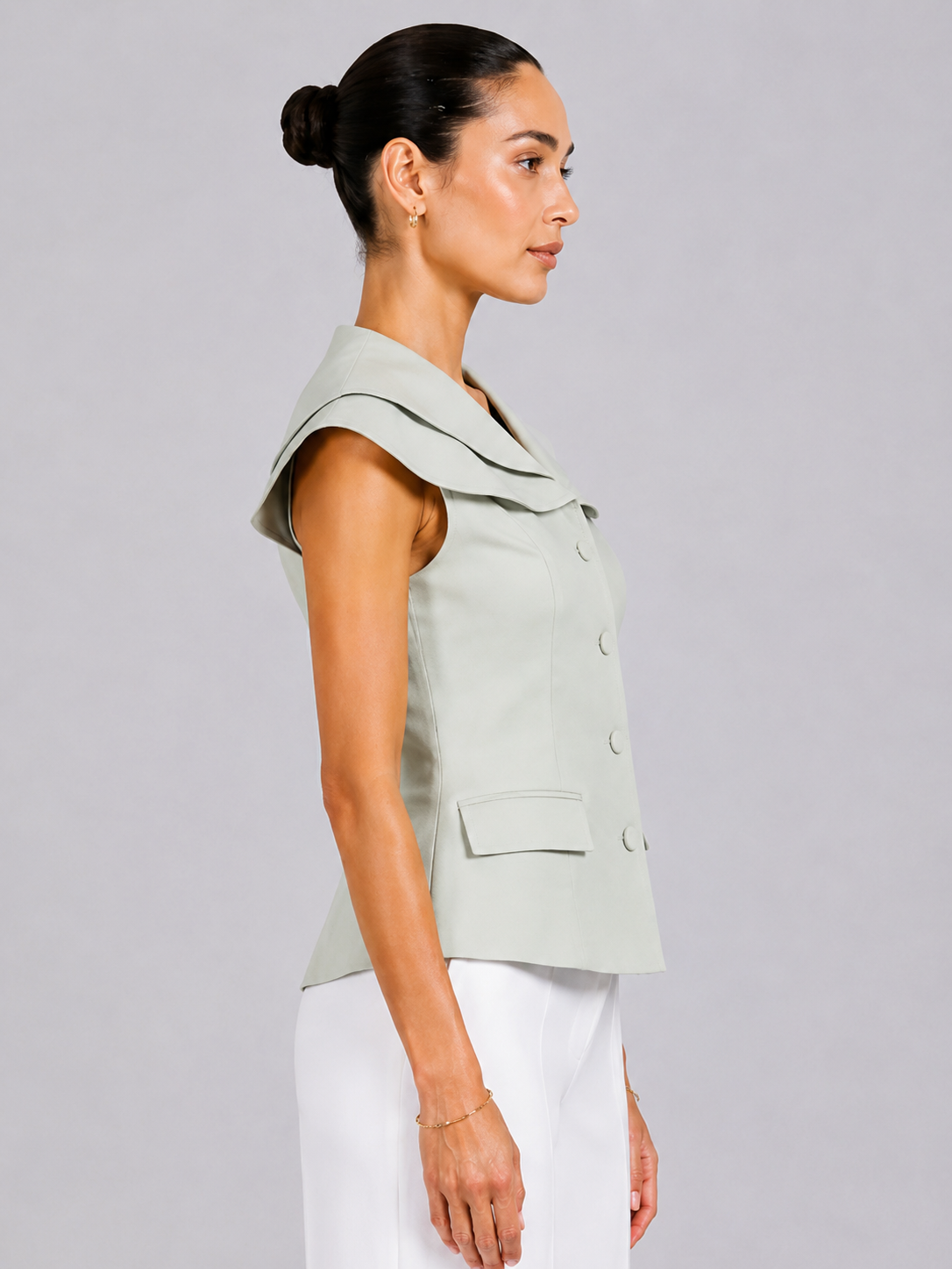 Women Sage Green Top