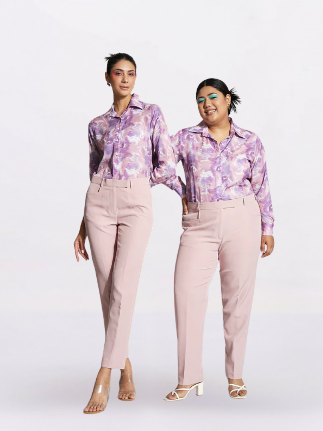 Women Relaxed Regular Fit Mid-Rise Cigarette Trousers