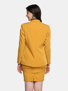 Business Formal Stretch Skirt Suit