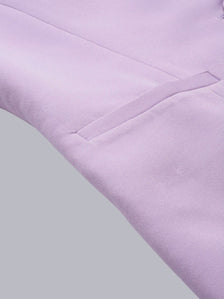 Single Button Light Weight Stretch Blazer - Lavender