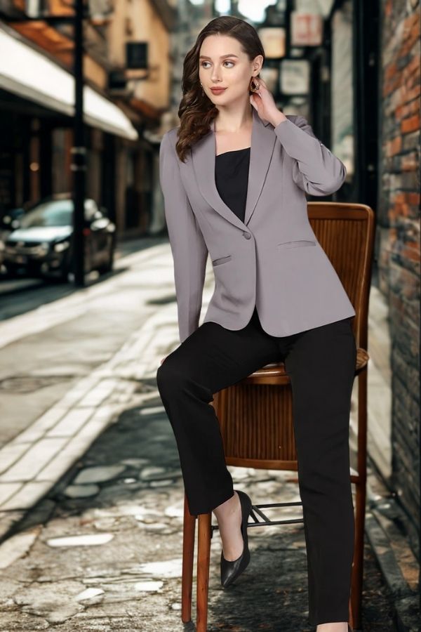 Women Comfort-Fit Single-Breasted Blazers