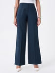 Women Navy Blue Sleeveless Co-ord Set