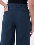 Women Navy Blue Sleeveless Co-ord Set