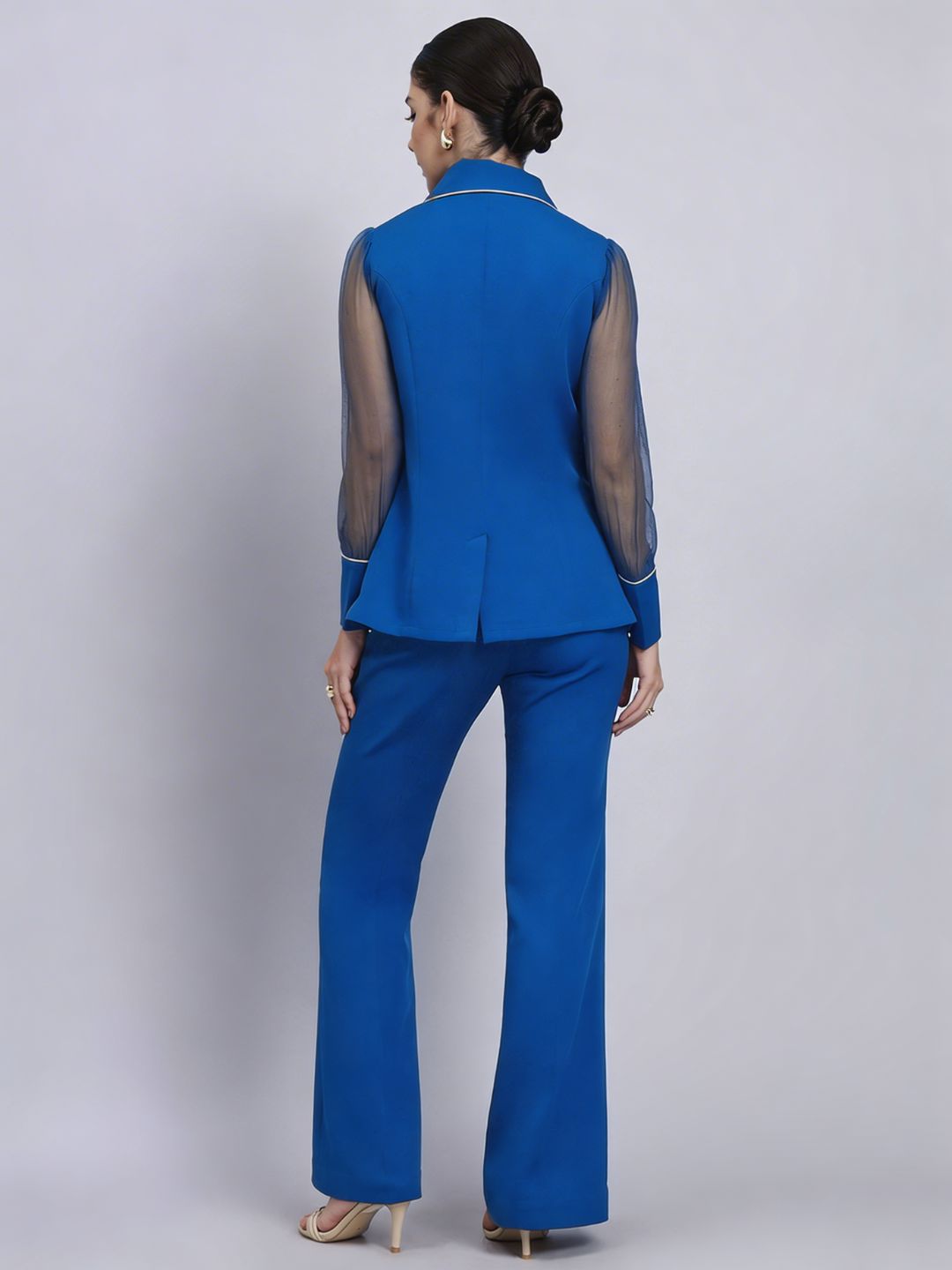 Women Ink Blue Structured Co-ord Set