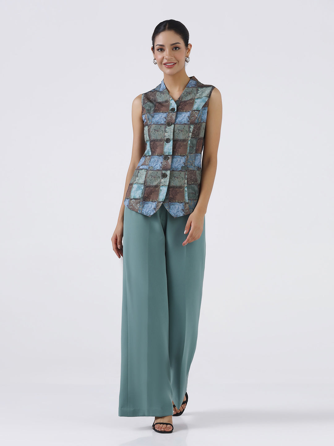 Women Multicolor Printed Straight Co-ord Set