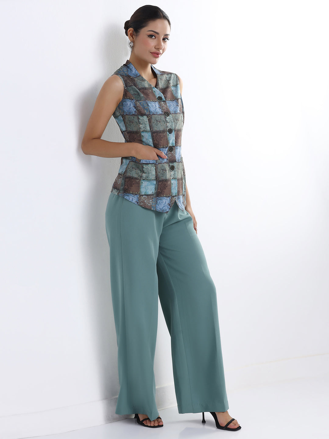 Women Multicolor Printed Straight Co-ord Set