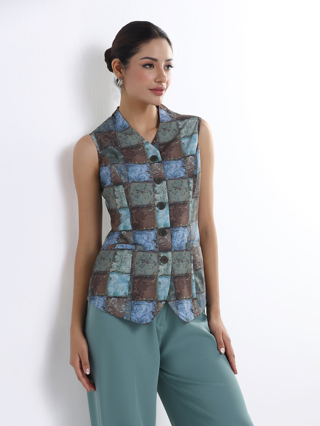 Women Multicolor Printed Straight Co-ord Set